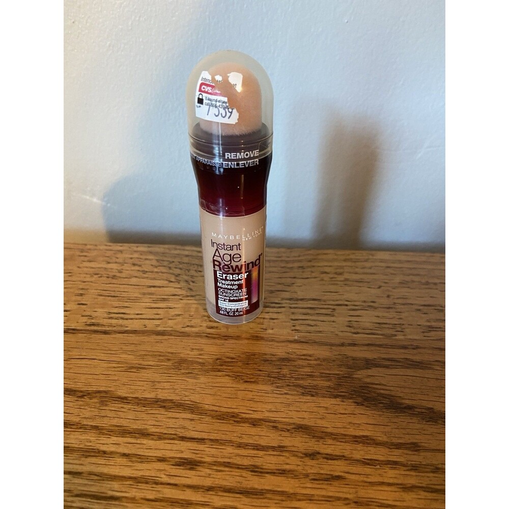 Maybelline Instant Age Rewind Eraser Buff Beige 130 Foundation New Sealed
